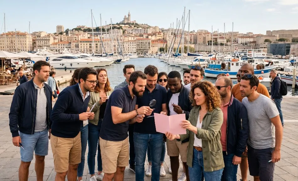 Cluedo à Marseille — enquête en ville